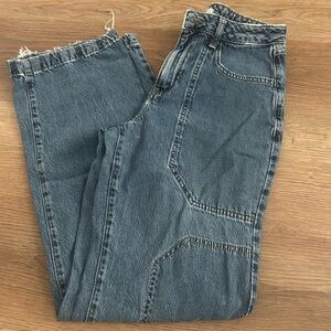 Women’s Blue Denim Baggy Jeans